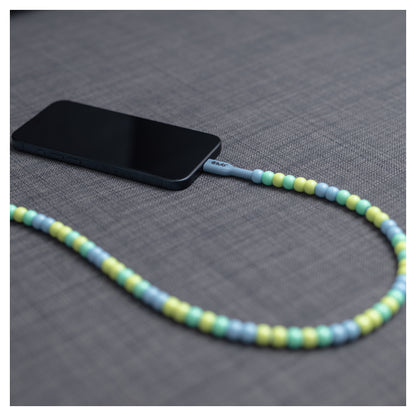 Club3D Lifestyle USB-C Perlen-Kabel PD60W.480Mbps 2m blau