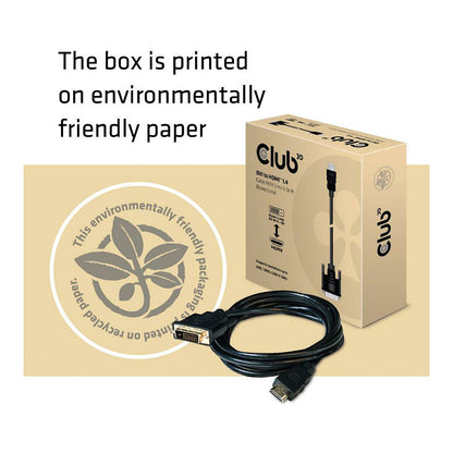 Club3D Kabel DVI <-> HDMI 1.4 2m 4K30Hz St/St