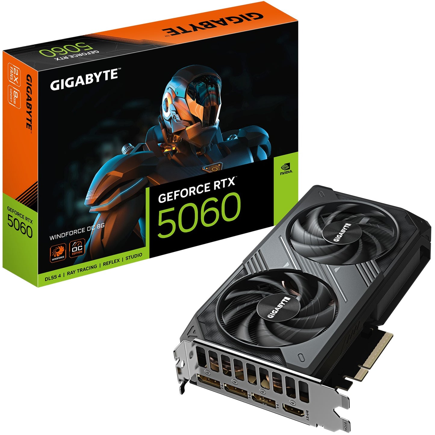 RTX 5060 8GB Gigabyte WINDFORCE OC GDDR7