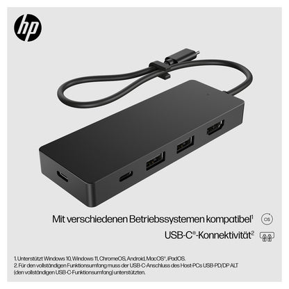D HP USB-C Travel Hub G3