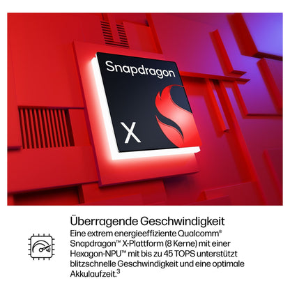 HP ProBook 4 G1q 14 Qualcomm Snapdragon X X1-26-100 35.56cm 14Zoll WUXGA 32GB 512GB/SSD W11P SmartBuy 1J Gar (DE)