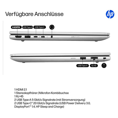 HP ProBook 4 G1i 14 Intel Core Ultra 7 255U 35.56cm 14Zoll WUXGA 24GB 512GB/SSD W11P SmartBuy 1J Gar (DE)