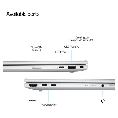 HP EliteBook 8 G1i Intel Core Ultra 5 225U 33.7cm 13.3Zoll WUXGA 16GB 512GB/SSD W11P SmartBuy 3J Gar (DE)