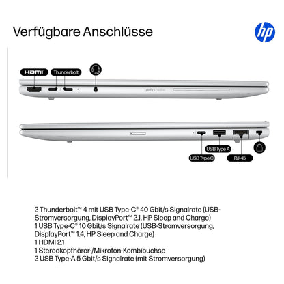 HP EliteBook 8 G1i Intel® Core™ Ultra 5 225U 40.64cm 16Zoll WUXGA 16GB 512GB/SSD W11P SmartBuy 3J Gar (DE)