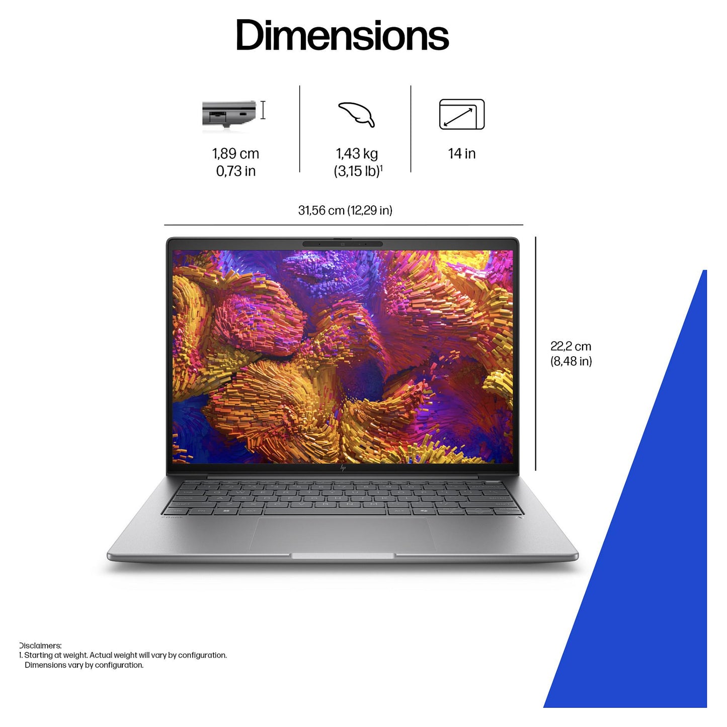 HP ZBook 8 G1a AMD Ryzen AI 7 PRO 350 35.56cm 14Zoll WUXGA 32GB 1TB/SSD W11P 3J Gar (DE)