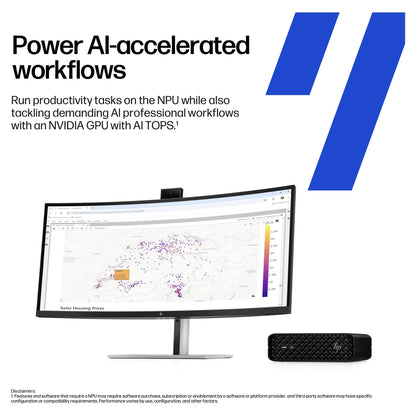 HP Z2 Mini G1i Intel Core Ultra 7 265 32GB 1TB/SSD NVIDIA RTX A1000 8GB W11P 3J Gar (DE)