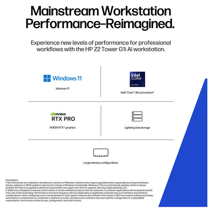 HP Z2 Tower G1I CU9 285K/64GB/2TB/RTX4000Ada/W11Pro