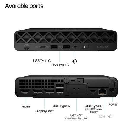 HP EliteDesk Mini 8 G1i CU9-285T/64GB/1TB/WLAN/W11Pro 3J VOS