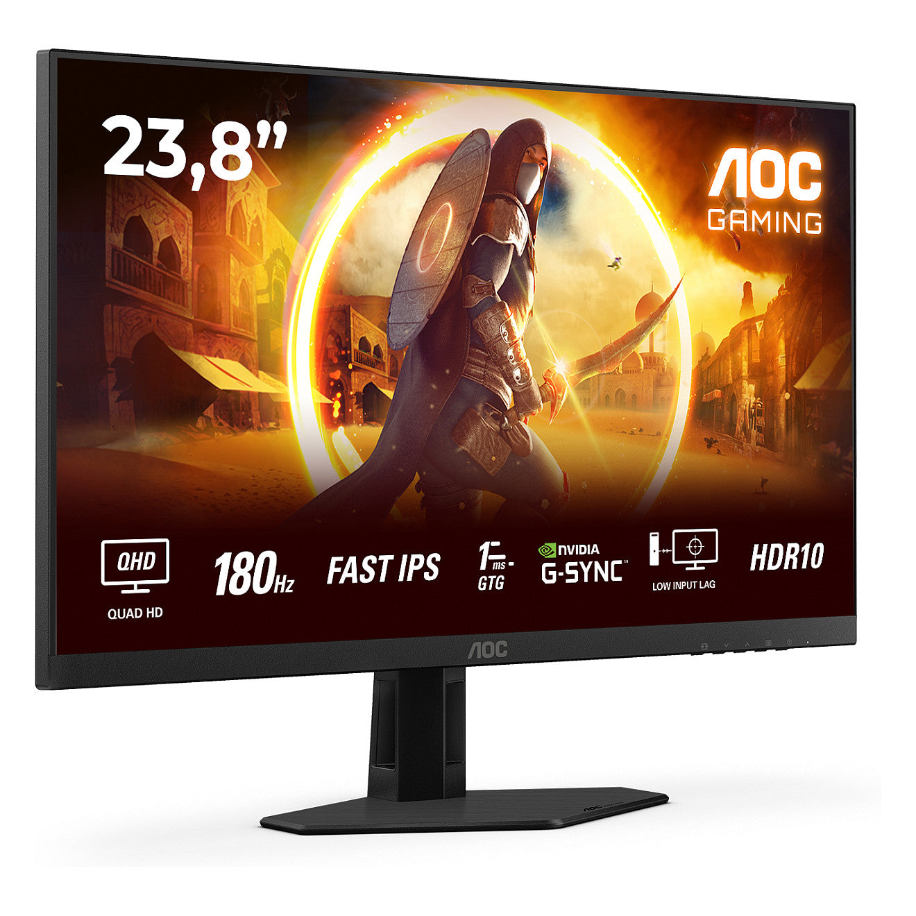 AOC 60.4cm (23.8") Q24G4RE 16:09 2xHDMI+DP IPS black-red