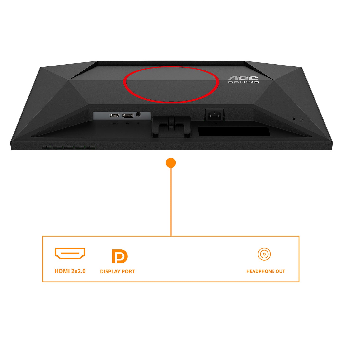 AOC 60.4cm (23.8") Q24G4RE 16:09 2xHDMI+DP IPS black-red