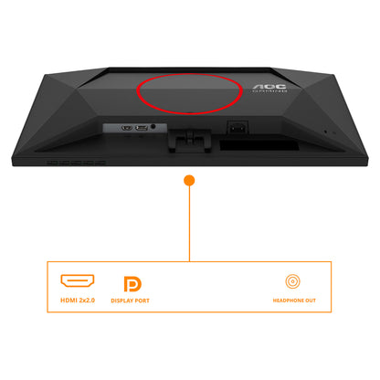 AOC 60.4cm (23.8") Q24G4RE 16:09 2xHDMI+DP IPS black-red