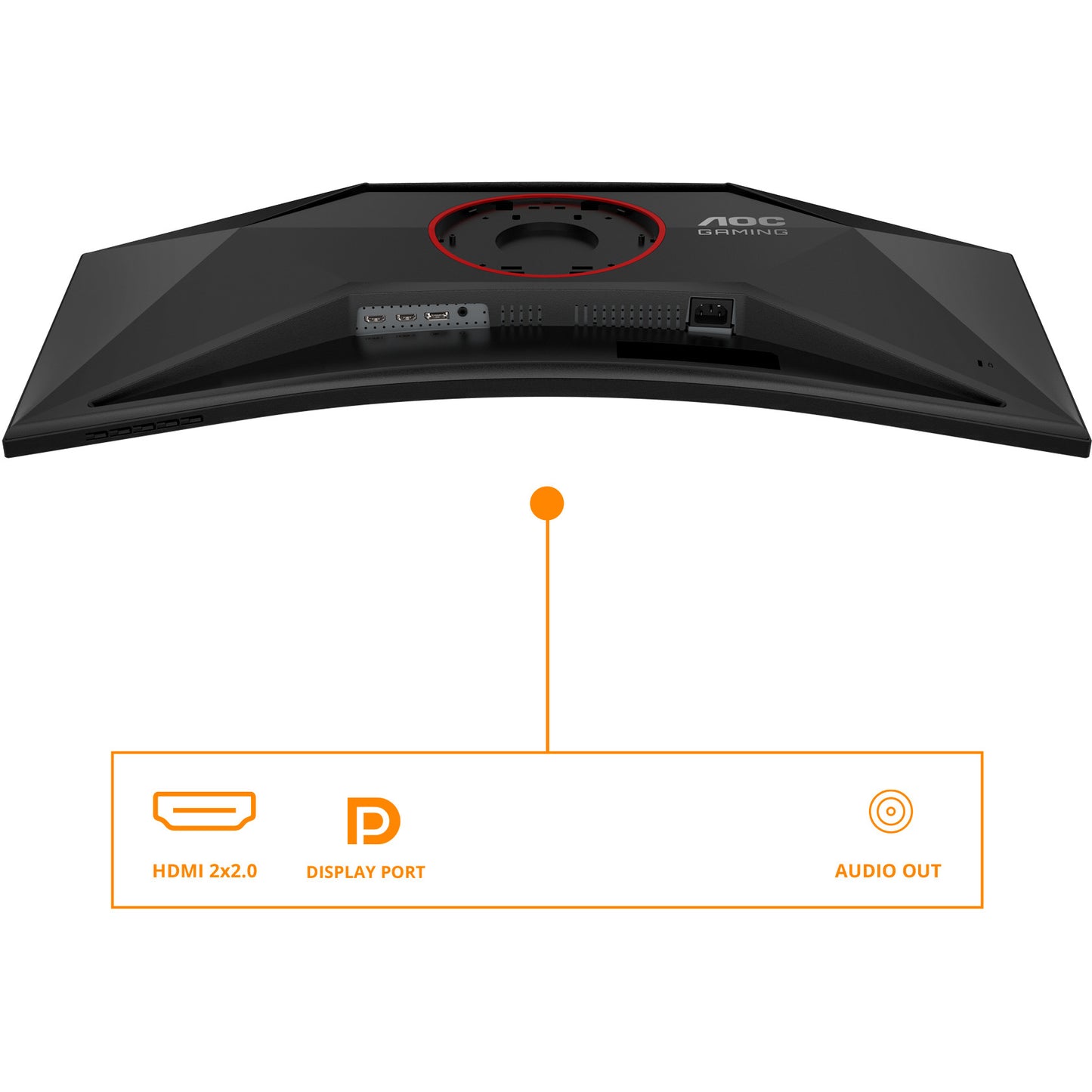 86cm/34" (3440x1440) AOC CU34G4 21:9 FastVA 0,5ms 180Hz HDMI DisplayPort Curved Freesync Premium HDR10 Black