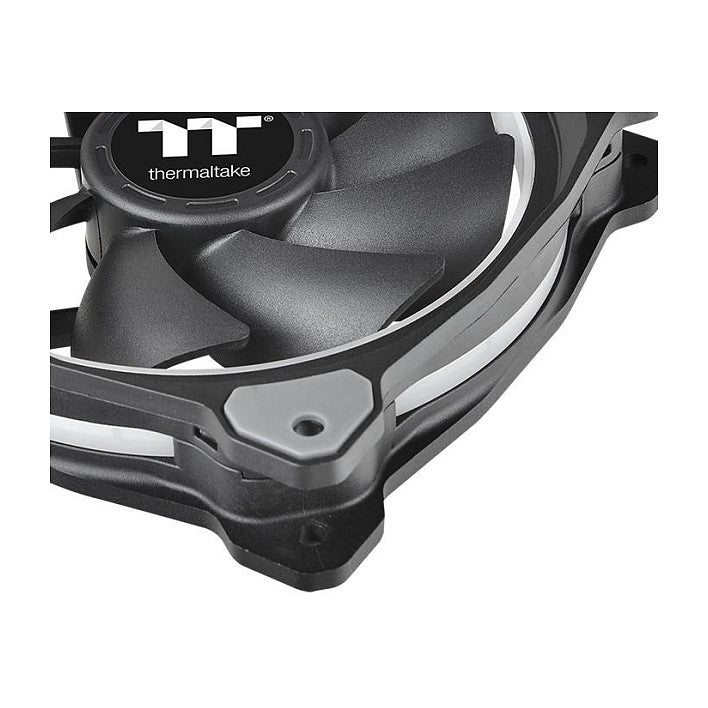 140mm Thermaltake Riing Plus 14 LED RGB Radiator Fan TT Premium Black 3 Pack