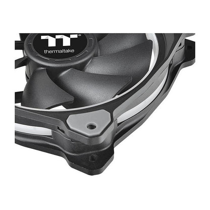 140mm Thermaltake Riing Plus 14 LED RGB Radiator Fan TT Premium Black 3 Pack