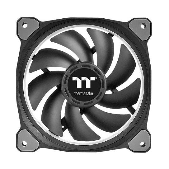 140mm Thermaltake Riing Plus 14 LED RGB Radiator Fan TT Premium Black 3 Pack