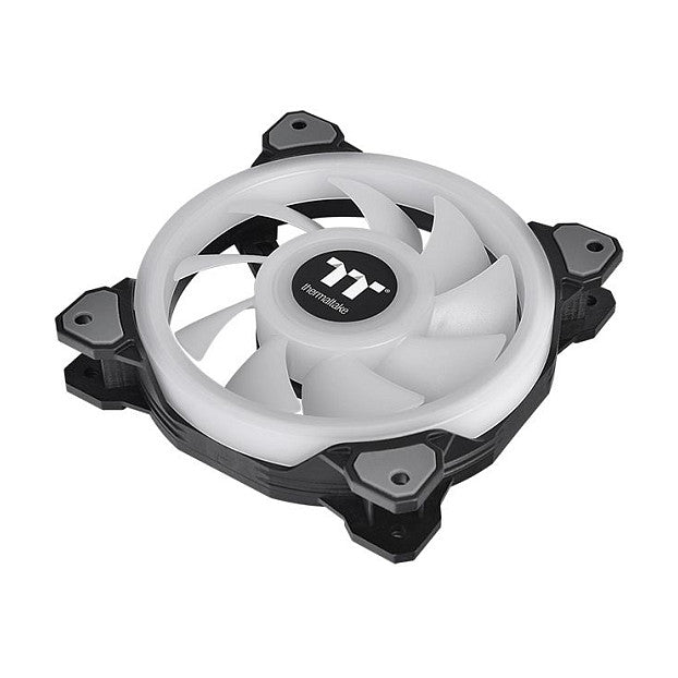 120mm Thermaltake Riing Quad 12 RGB Radiator Fan TT Premium Edition Black 3 Pack