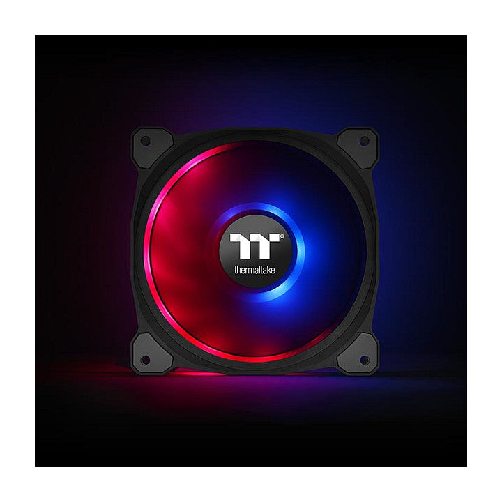 120mm Thermaltake Riing Duo 12 RGB Radiator Fan 3 Pack Black