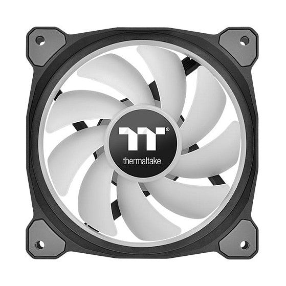 120mm Thermaltake Riing Duo 12 RGB Radiator Fan 3 Pack Black