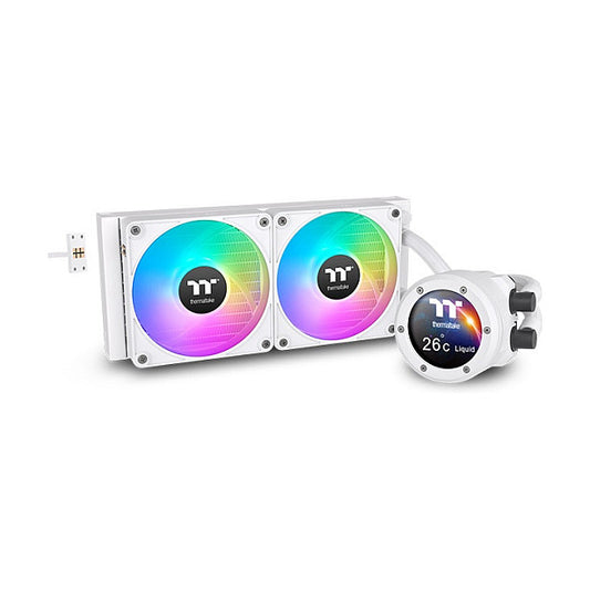 K Thermaltake Wasserkühlung TH240 V2 Ultra EX ARGB Sync All-In-One Liquid Cooler - Snow Edition