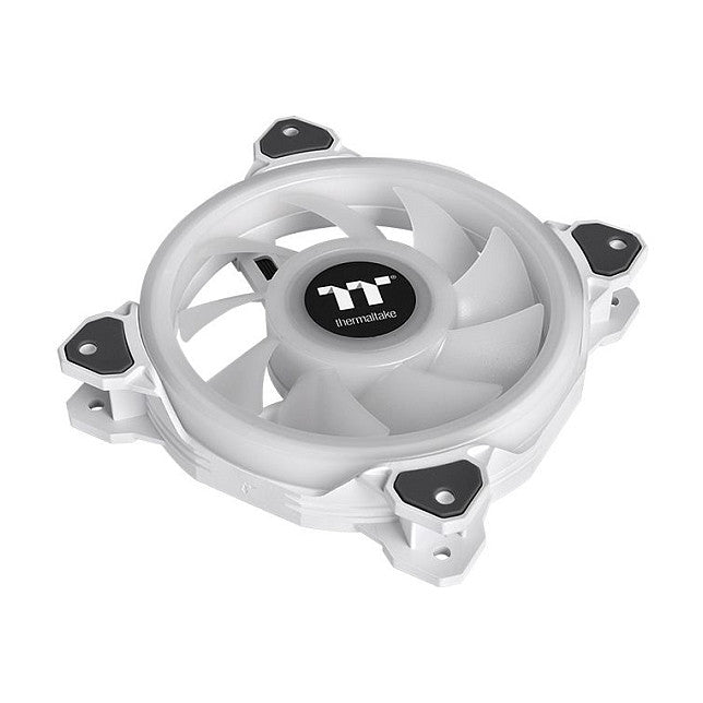 120mm Thermaltake Riing Quad 12 RGB Radiator Fan TT Premium Edition 3 Pack White