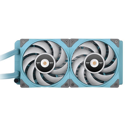 K Thermaltake TOUGHLIQUID 240 ARGB Sync All-In-One Liquid Cooler Turquoise 240mm