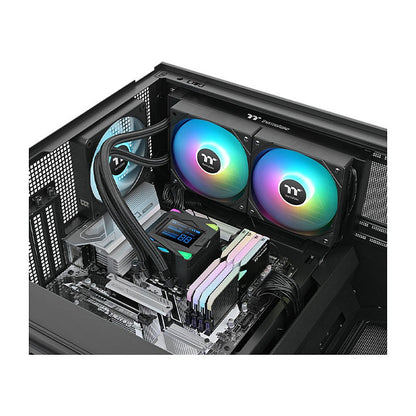 K Thermaltake Wasserkühlung LA240-S ARGB Sync All-In-One Liquid Cooler System Black