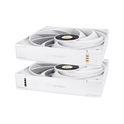 140mm Thermaltake TOUGHFAN EX14 Pro PC Cooling Fan White - Swappable Edition 3 Pack