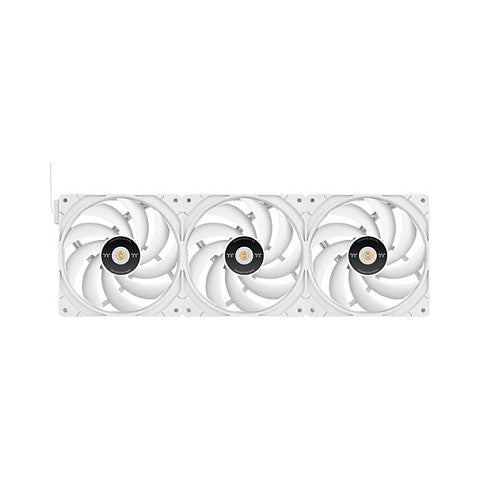 140mm Thermaltake TOUGHFAN EX14 Pro PC Cooling Fan White - Swappable Edition 3 Pack