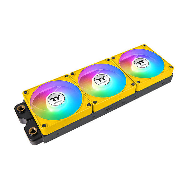 120mm Thermaltake CT120 EX Reverse ARGB Sync PC Cooling Fan Bumblebee 3 Pack