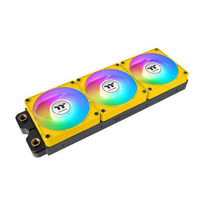 120mm Thermaltake CT120 EX Reverse ARGB Sync PC Cooling Fan Bumblebee 3 Pack