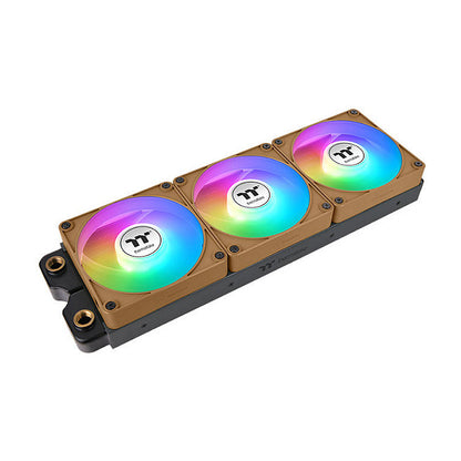 120mm Thermaltake CT120 EX Reverse ARGB Sync PC Cooling Fan Gravel Sand 3 Pack