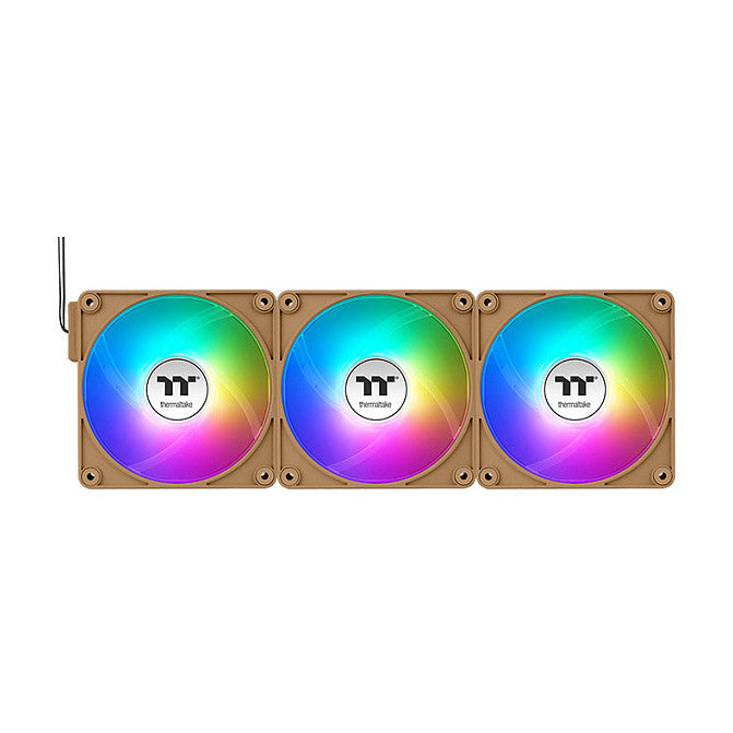140mm Thermaltake CT140 EX Reverse ARGB Sync PC Cooling Fan Gravel Sand 3 Pack