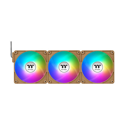 140mm Thermaltake CT140 EX ARGB Sync PC Cooling Fan Gravel Sand 3 Pack