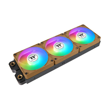 140mm Thermaltake CT140 EX ARGB Sync PC Cooling Fan Gravel Sand 3 Pack