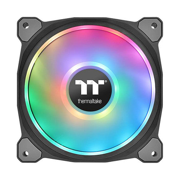 140mm Thermaltake Riing Duo 14 RGB Radiator Fan 3 Pack Dual Riing