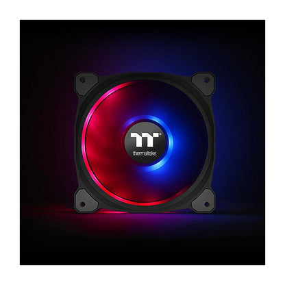 140mm Thermaltake Riing Duo 14 RGB Radiator Fan 3 Pack Dual Riing