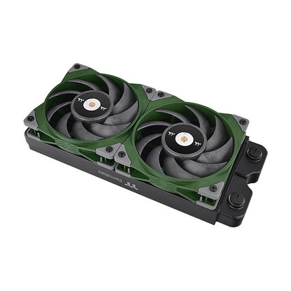 120mm Thermaltake TOUGHFAN 12 Radiator Fan 1Pack Racing Green