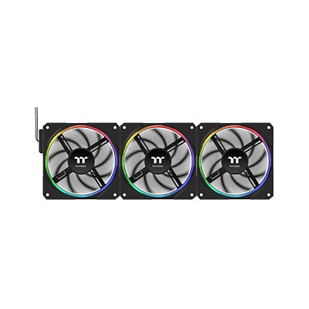 120mm Thermaltake TS120 EX RGB 3Pack Fan Balck