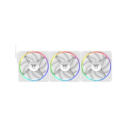 120mm Thermaltake TS120 EX RGB White 3Pack Fan White