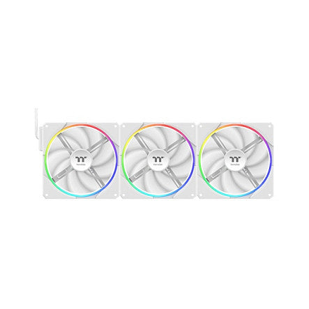 140mm Thermaltake TS140 EX RGB White 3Pack Fan White