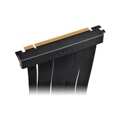 Thermaltake PCI-E 4.0 Dual 90 Degree Riser Cable 130mm 90 Adapter Black