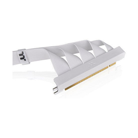 Thermaltake PCI-E 4.0 Dual 90 Degree Riser Cable 400mm Snow