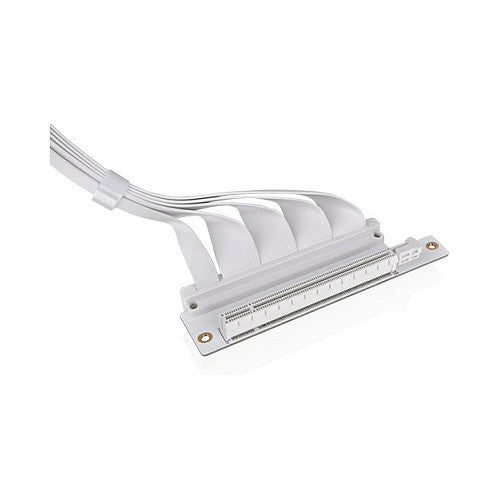 Thermaltake PCI-E 4.0 Dual 90 Degree Riser Cable 400mm Snow