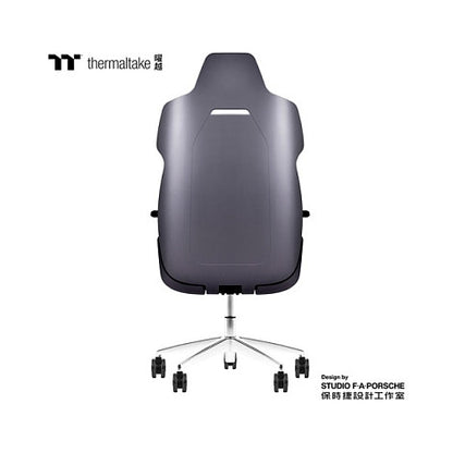 Thermaltake Argent E700 Real Leather Gaming Chair Space Gray with houndstooth fabric