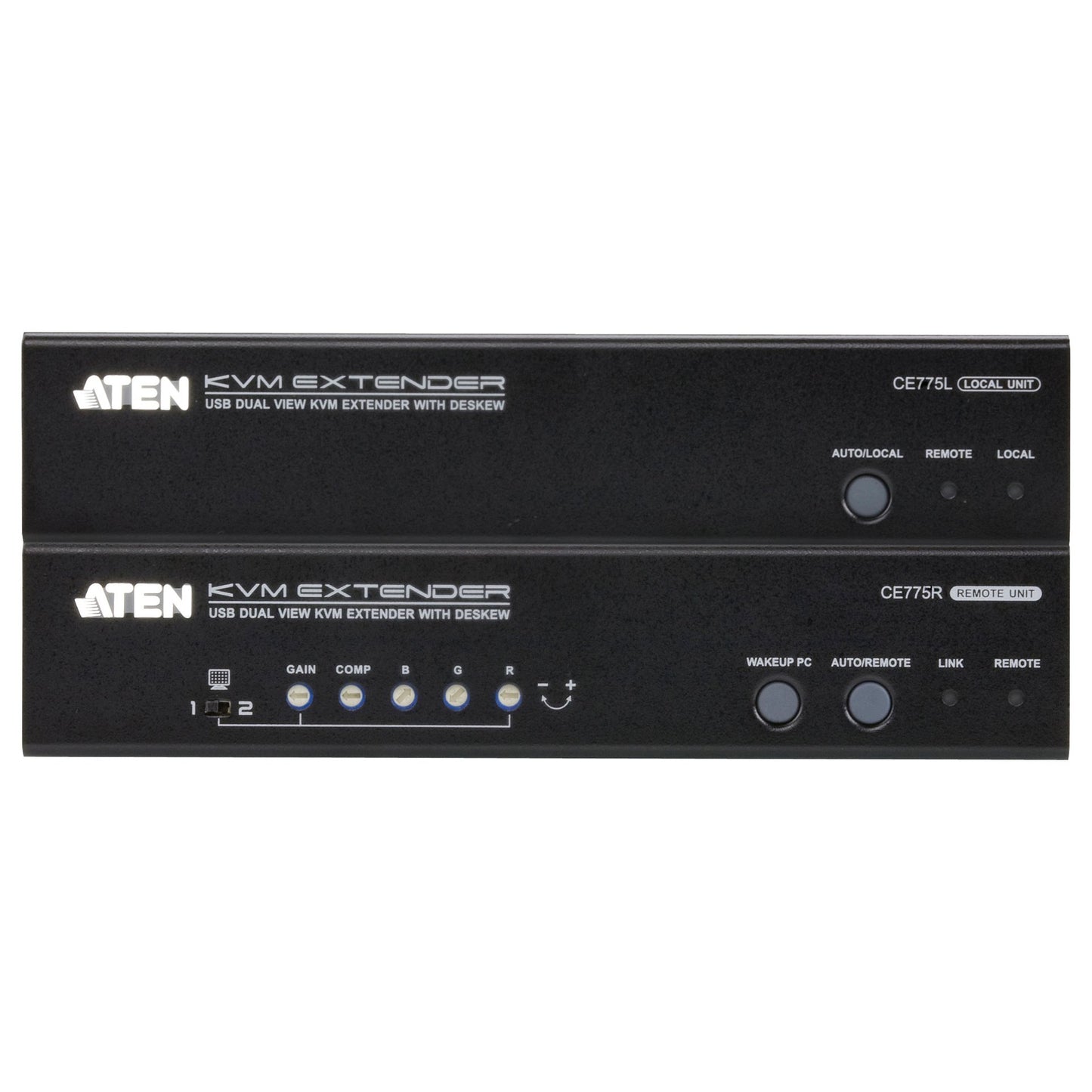 ATEN CE775 USB VGA Dual View KVM Extender