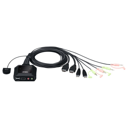 ATEN CS22H 2-Port USB 4K HDMI KVM Switch