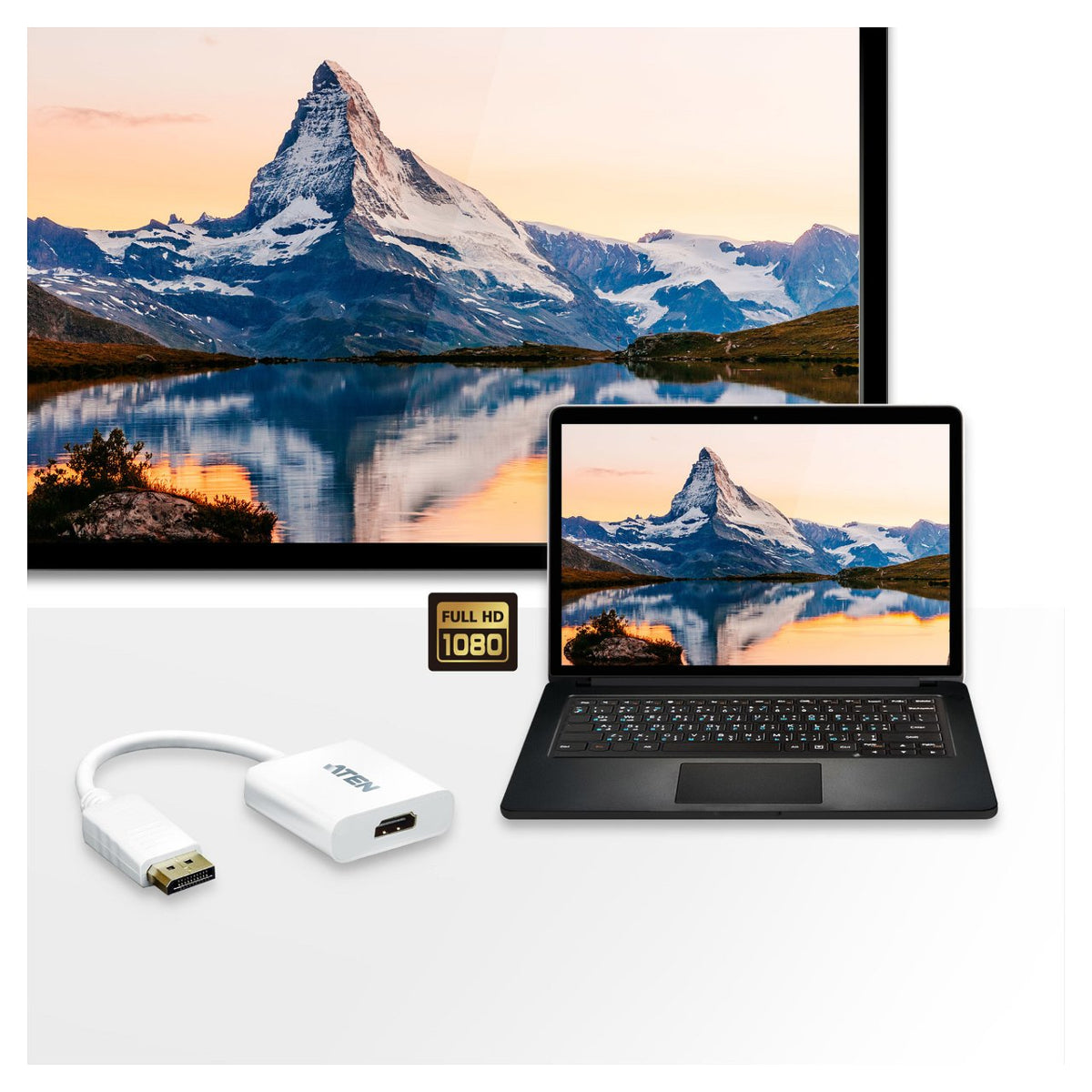 ATEN DisplayPort to HDMI Adapter