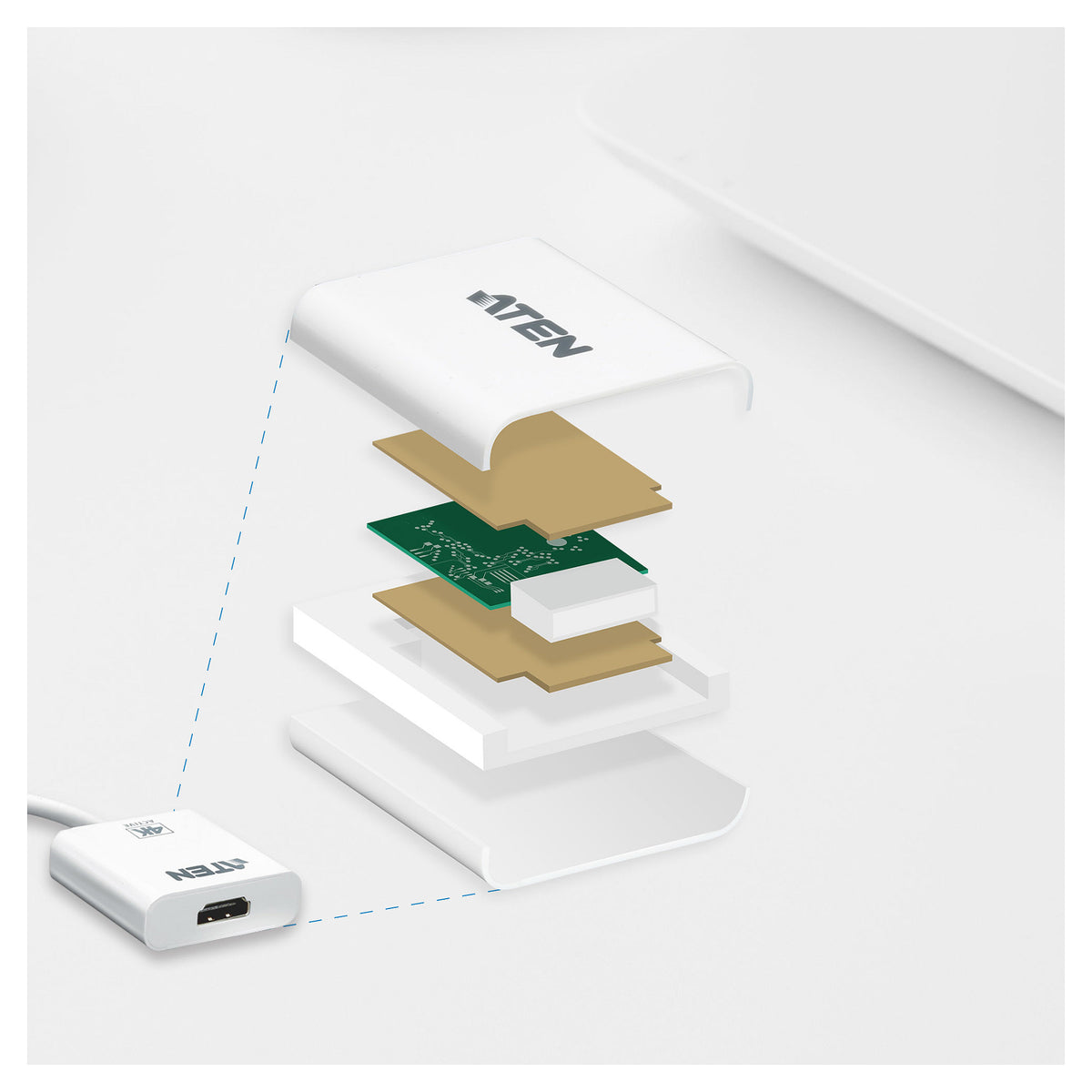 ATEN VC981mini DP to 4K HDMI Adapter
