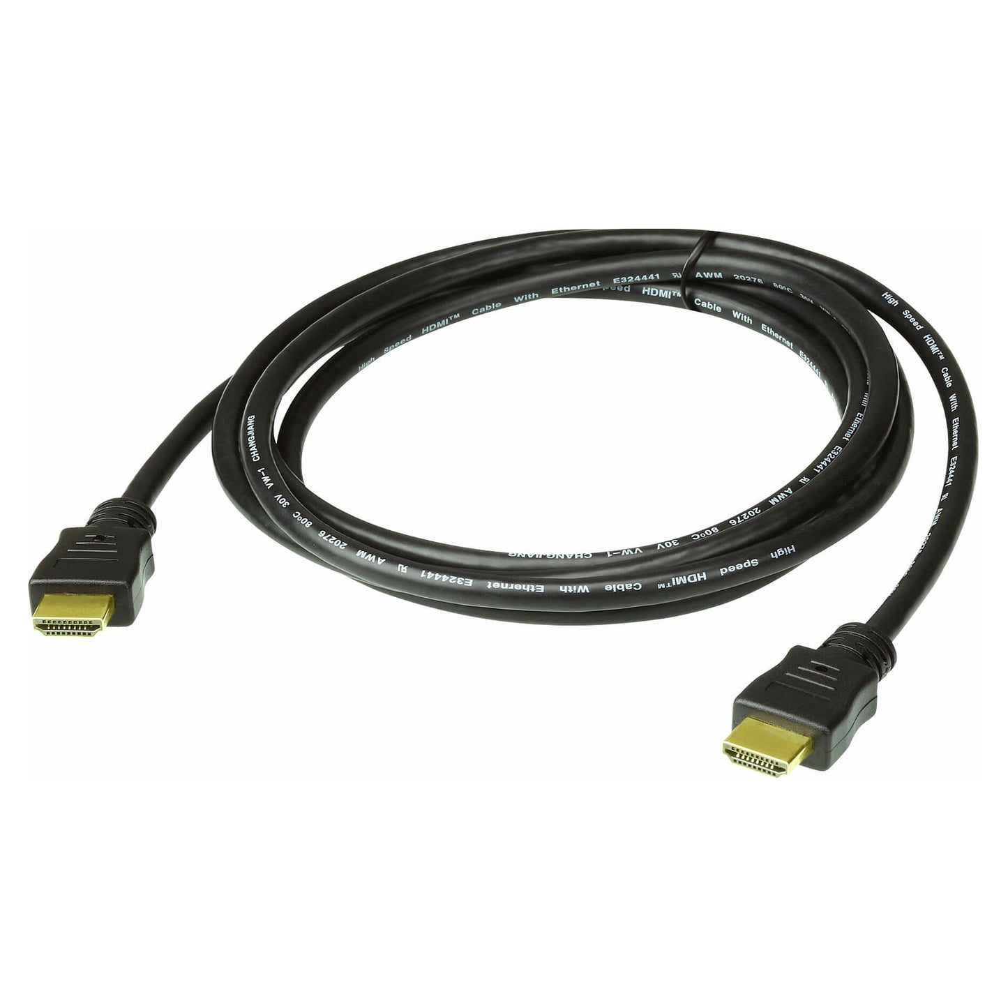 ATEN 2L-7D02H-1 High Speed True 4K HDMI Kabel mit Ethernet schwarz 2m