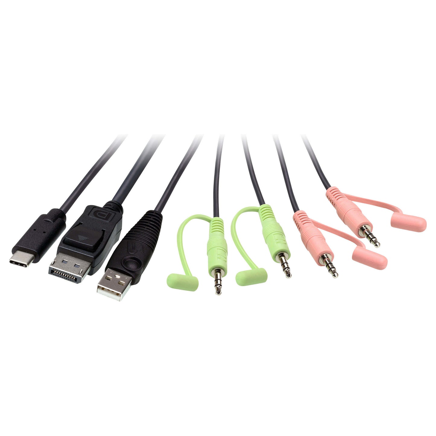 ATEN CS52DP 2-Port USB-C DP Hybrid Kabel KVM